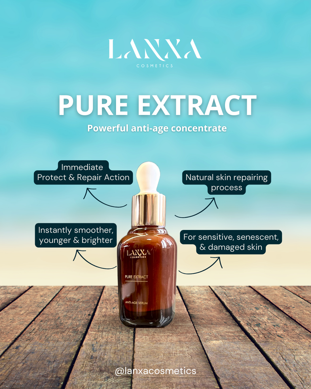 Luxury Nature's Extracts Anti Age Serum & Cream